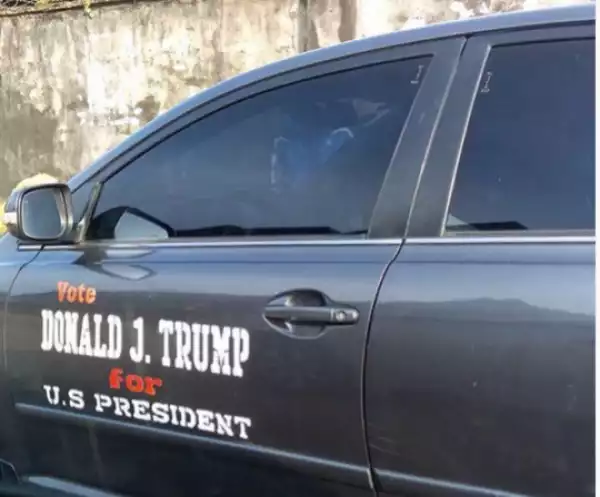 Donald Trump campaign car spotted in Calabar (Photo)